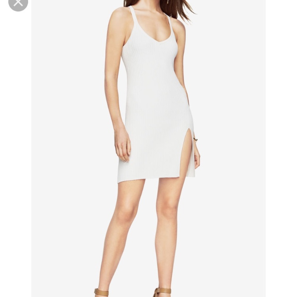 BCBG slit knit dress